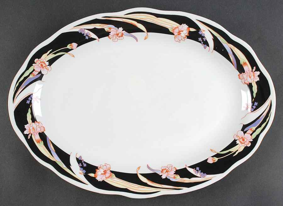 RSA4 14" Oval Serving Platter by Red Sea-1