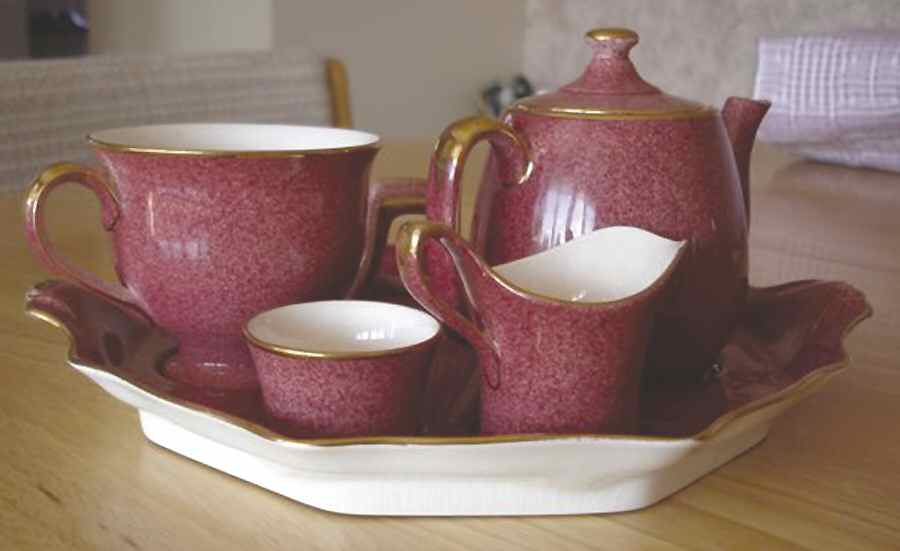 5333 (Square) 6-Piece Breakfast Set (Footed Cup) by Royal Winton-1