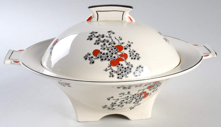 Carnival Round Covered Vegetable by Royal Doulton-1