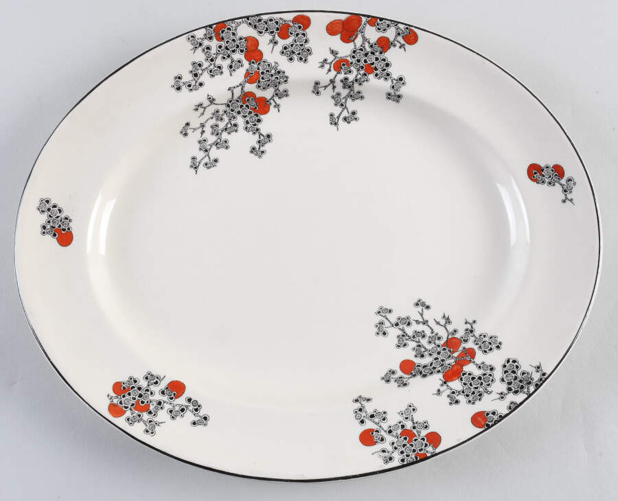 Carnival 13" Oval Serving Platter by Royal Doulton-1