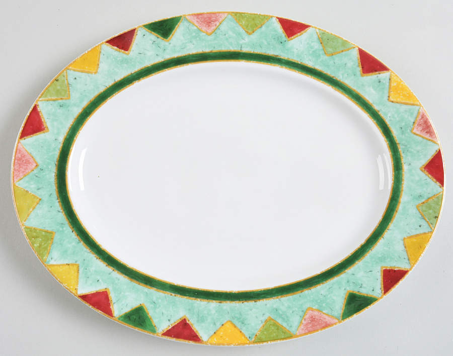 Japora 13" Oval Serving Platter by Royal Doulton-1