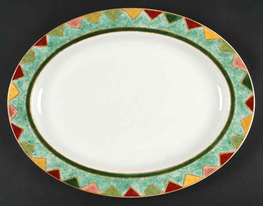Japora 16" Oval Serving Platter by Royal Doulton-1