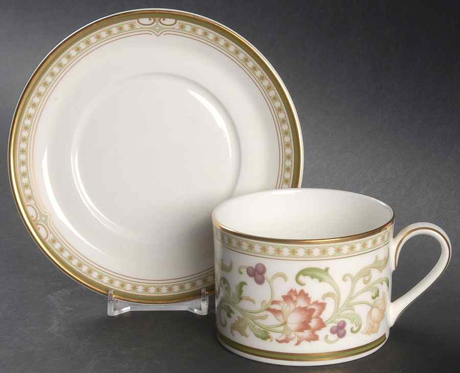 Lichfield Flat Cup & Saucer Set by Royal Doulton-1