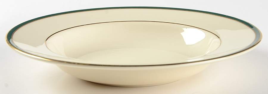 Cambridge Green Large Rim Soup Bowl by Royal Doulton-1