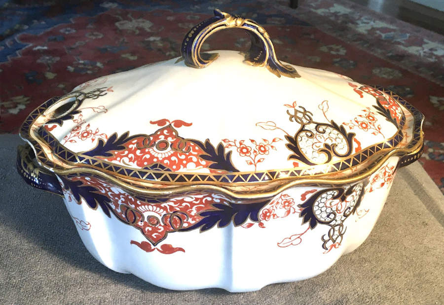 3615 Round Covered Vegetable by Royal Crown Derby-1