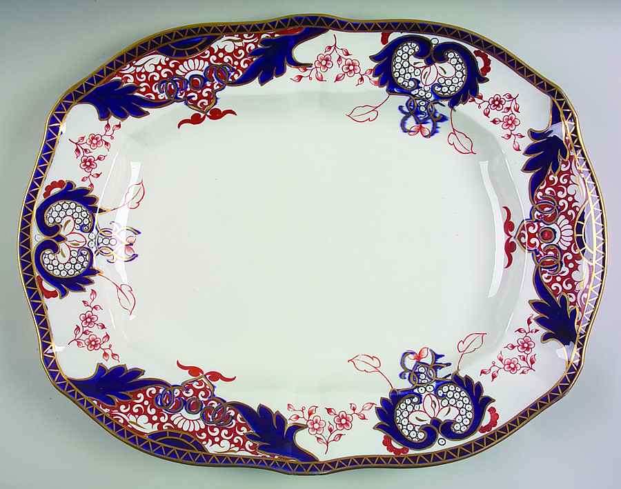 3615 19" Oval Serving Platter by Royal Crown Derby-1