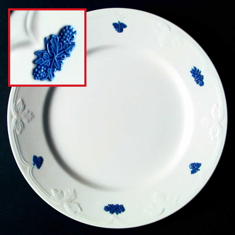 Bla Blom Dinner Plate by Rorstrand-1