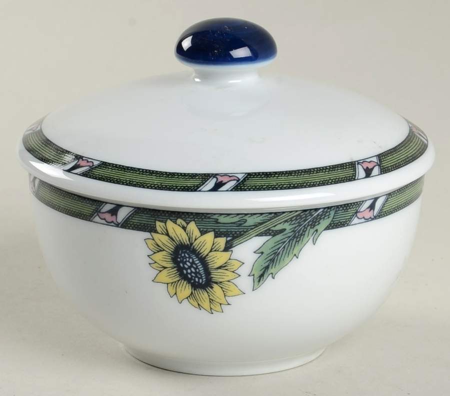 Linnea Sugar Bowl & Lid by Rorstrand-1