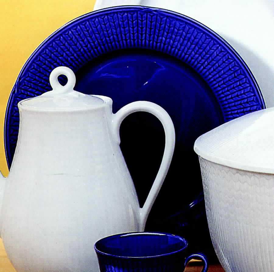 Blue National Dinner Plate by Rorstrand-1