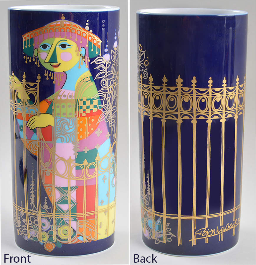 Thousand and One Nights 11" Oval Vase by Rosenthal - Continental-1