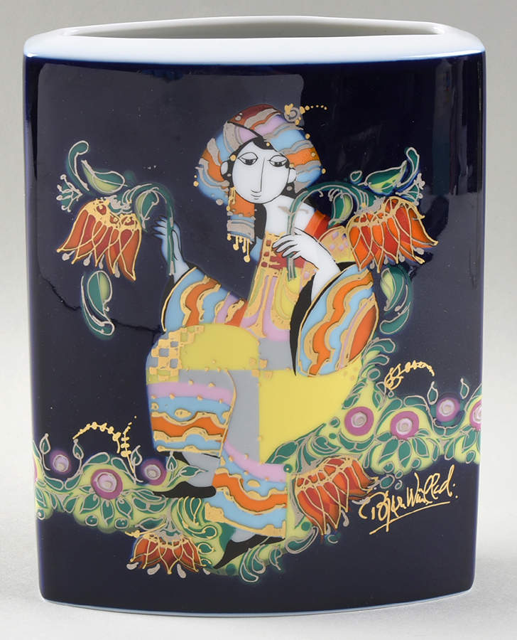 Thousand and One Nights 7" Square Vase by Rosenthal - Continental-1