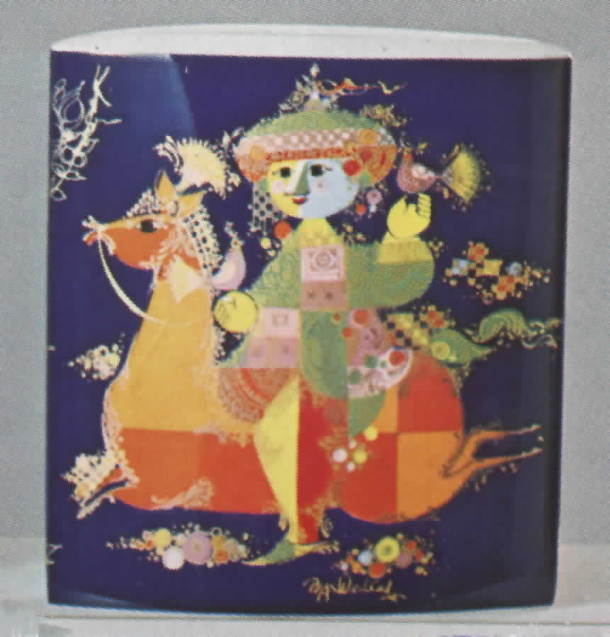 Thousand and One Nights 12" Square Vase by Rosenthal - Continental-1