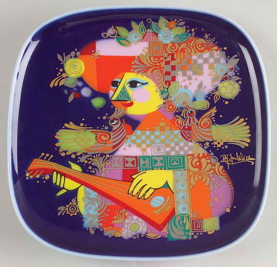 Thousand and One Nights 7" Wall Plate by Rosenthal - Continental-1