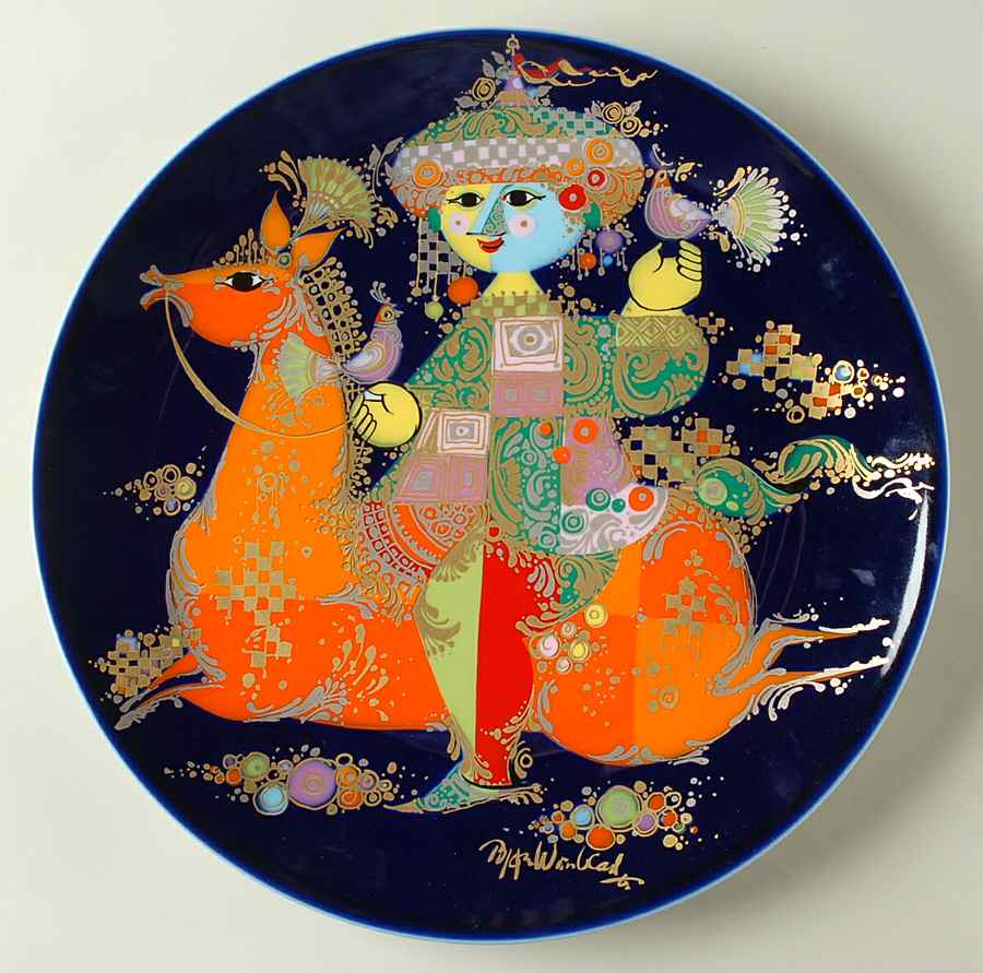 Thousand and One Nights 13" Wall Plate by Rosenthal - Continental-1