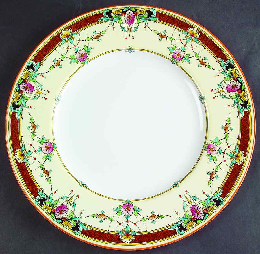 Daytona Red Dinner Plate by Royal Worcester-1