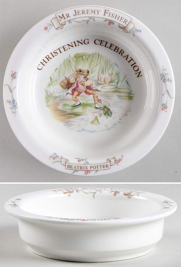 World of Beatrix Potter Christening Porringer by Royal Albert-1