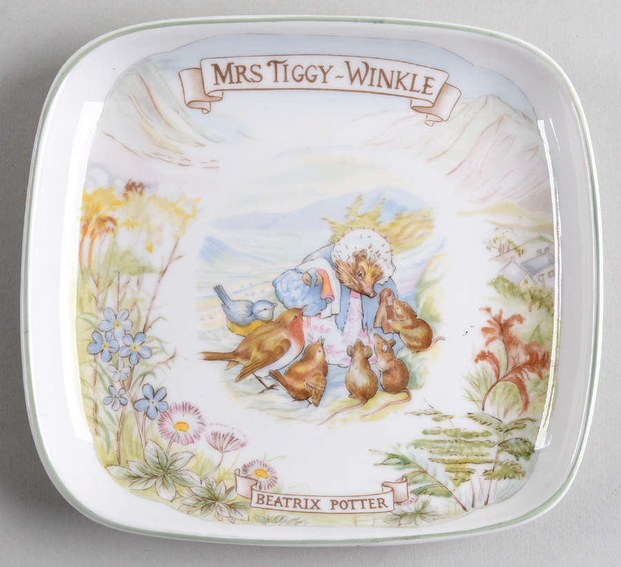 World of Beatrix Potter Square Bread & Butter Plate by Royal Albert-1