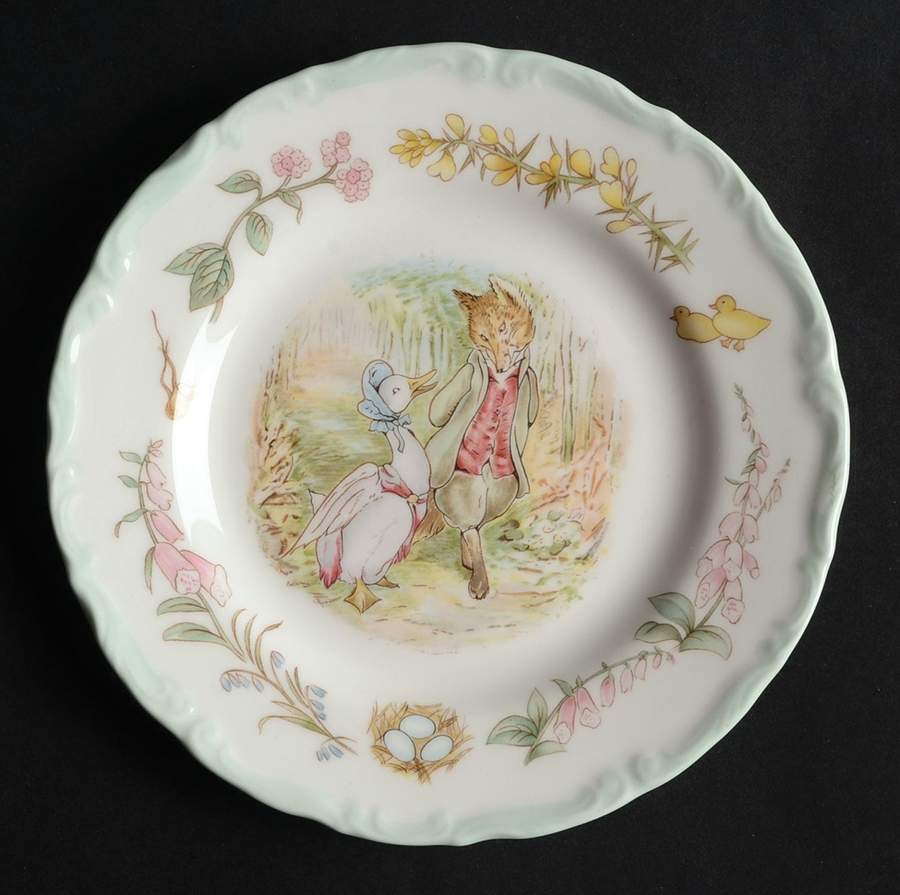 World of Beatrix Potter Bread & Butter Plate by Royal Albert-1