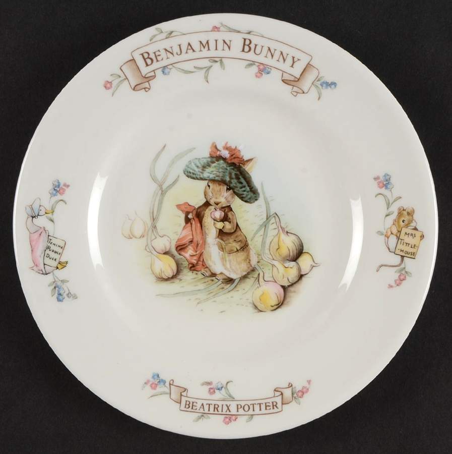 World of Beatrix Potter Bread & Butter Plate by Royal Albert-1