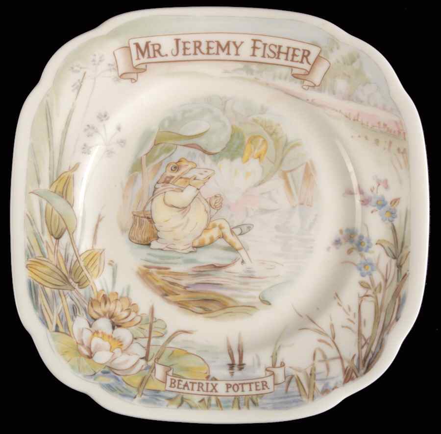World of Beatrix Potter Square Bread & Butter Plate by Royal Albert-1
