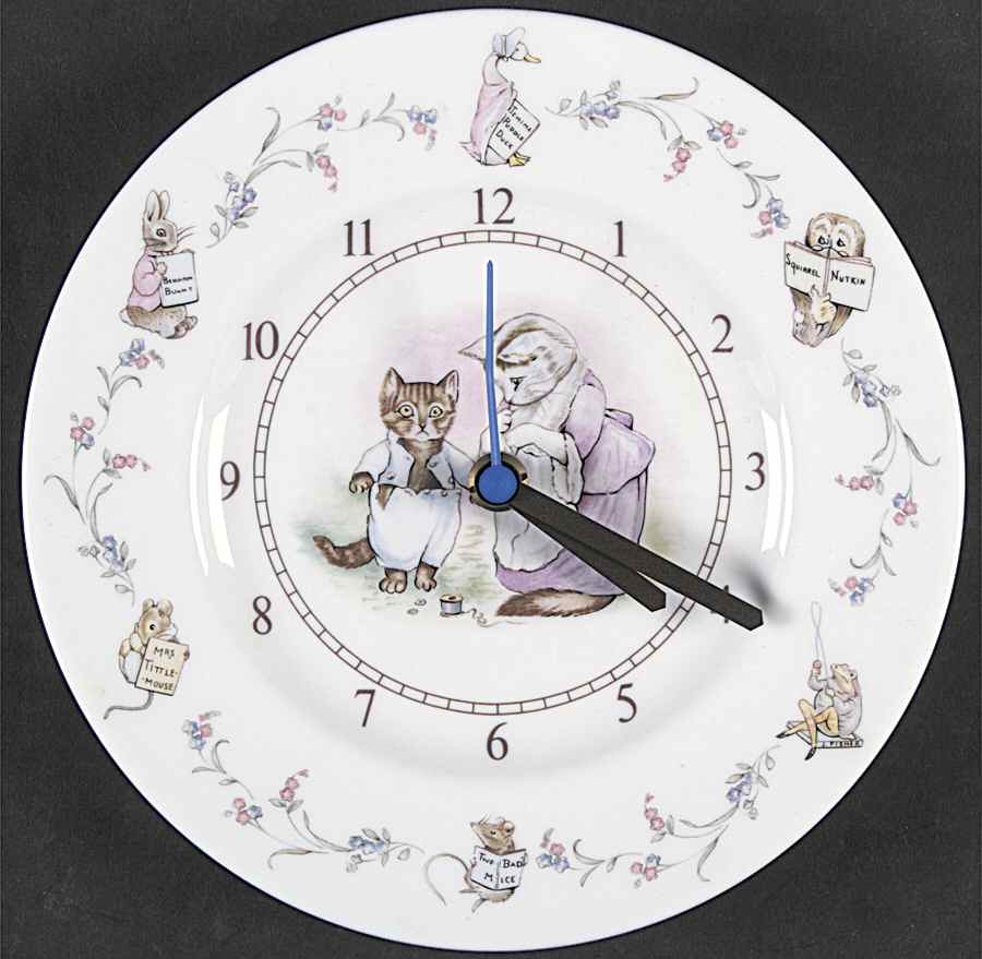 World of Beatrix Potter Clock Plate by Royal Albert-1