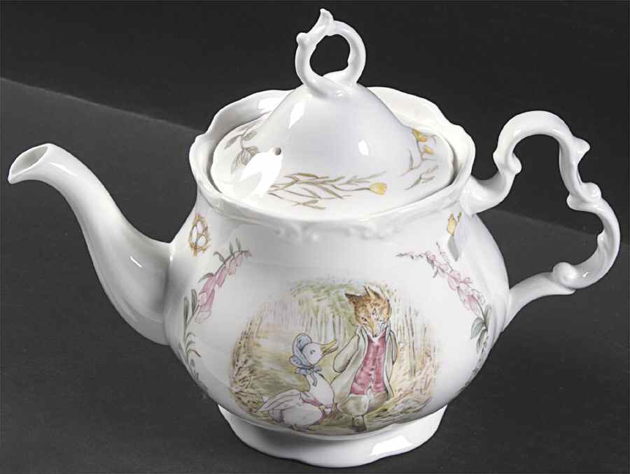 World of Beatrix Potter Teapot & Lid by Royal Albert-1