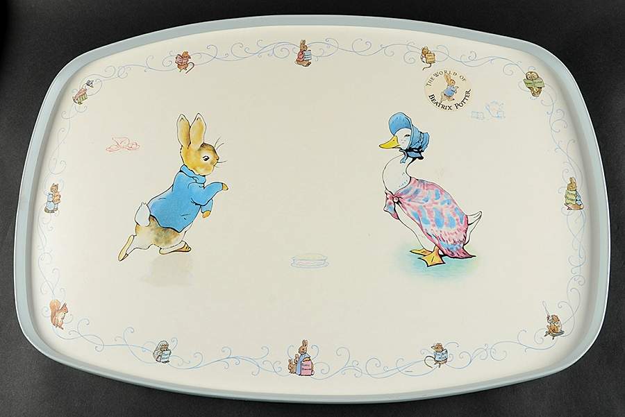 World of Beatrix Potter Plastic Rectangular Tray by Royal Albert-1