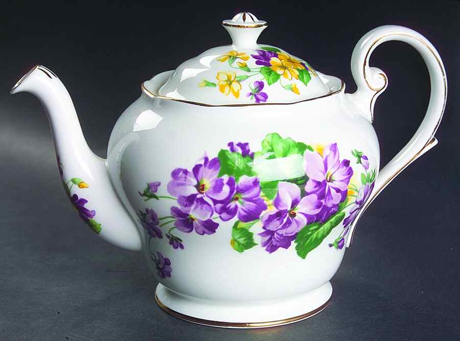 Lavender Lady Teapot & Lid by Royal Standard-1
