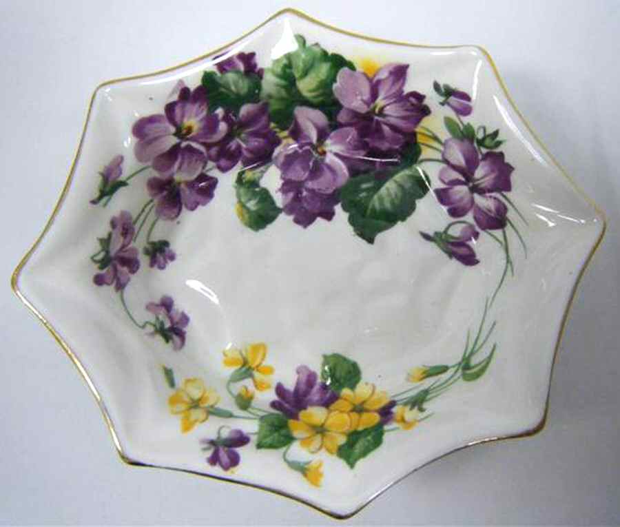Lavender Lady Nut Dish by Royal Standard-1