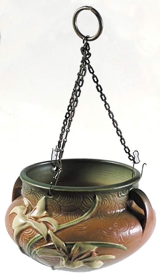 Zephyr Lily Siena 5" Hanging Planter by Roseville-1