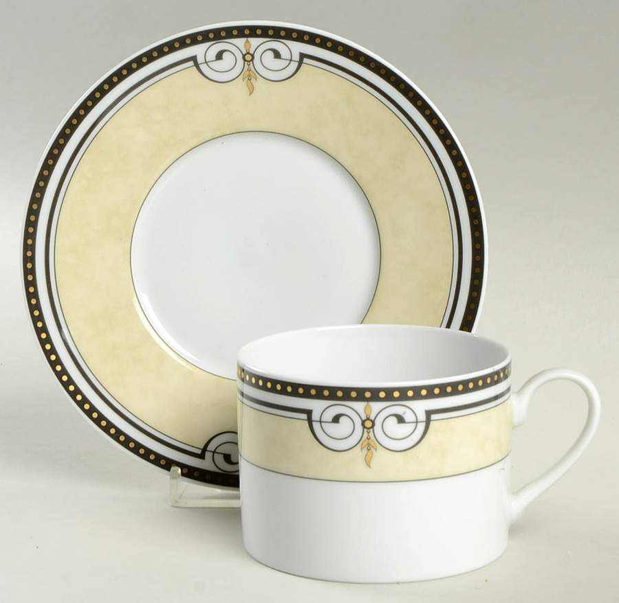 Ferrara Flat Cup & Saucer Set by Rosenthal - Continental-1