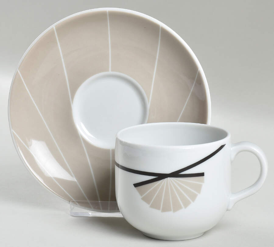 RMS5 Flat Cup & Saucer Set by Royal Mosa (Holland)-1