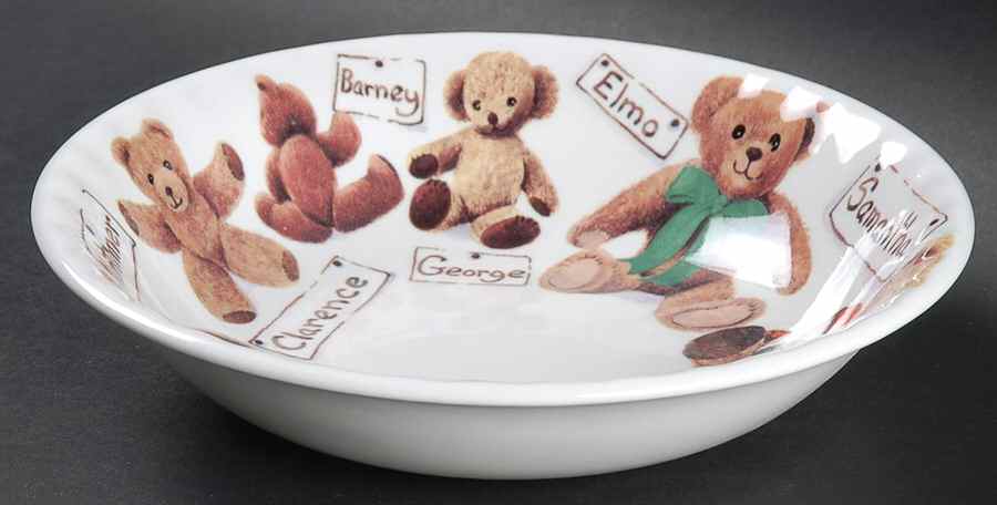 My Favorite Teddies Coupe Cereal Bowl by Roy Kirkham-1