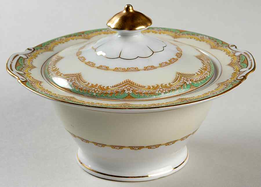 RNS11 Sugar Bowl & Lid by Ransom (Japan)-1