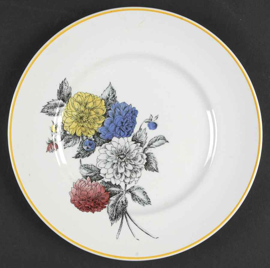 Dahlia Salad Plate by Ridgway (Ridgways)-1