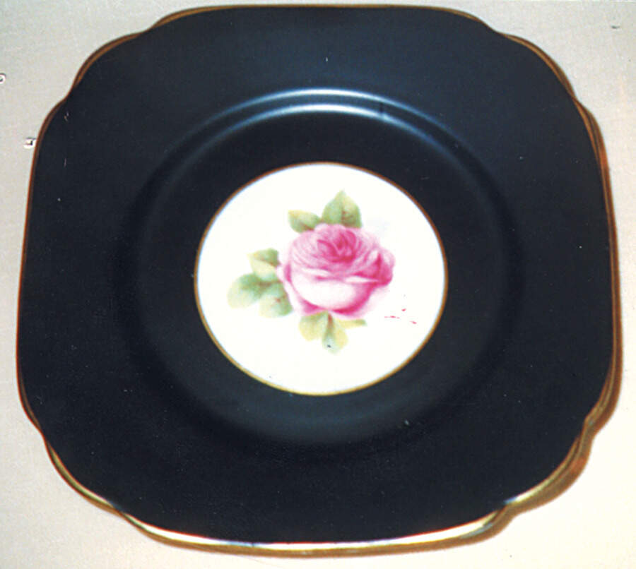Old English Rose (Hampton) Square Bread & Butter Plate by Royal Albert-1