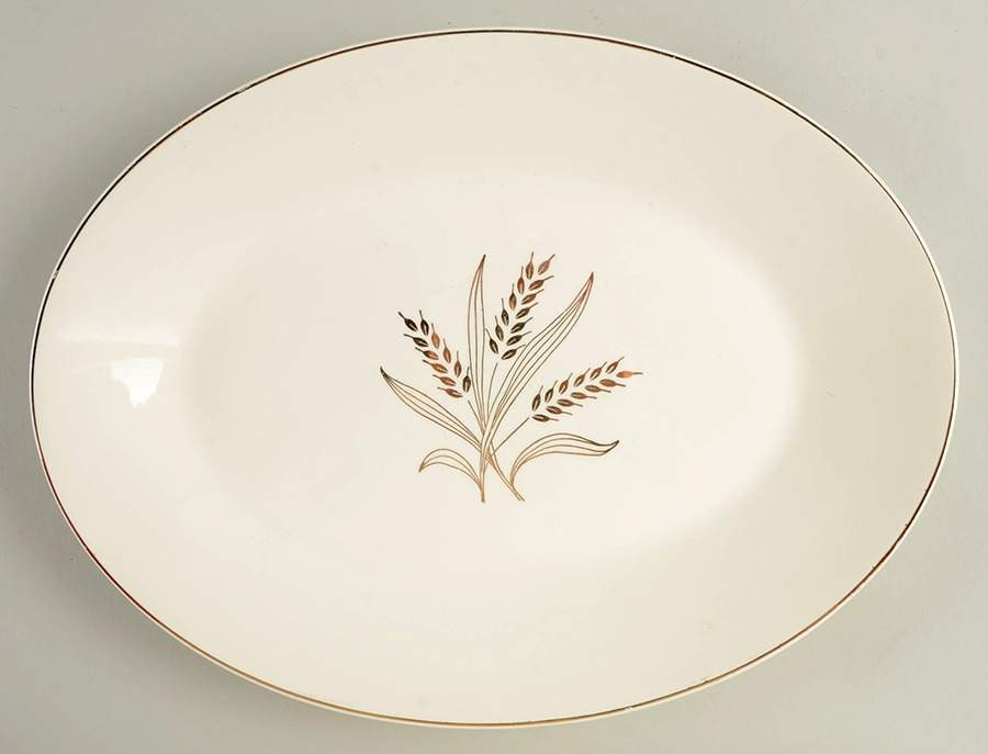 RYW2 13" Oval Serving Platter by Royal Wilton-1