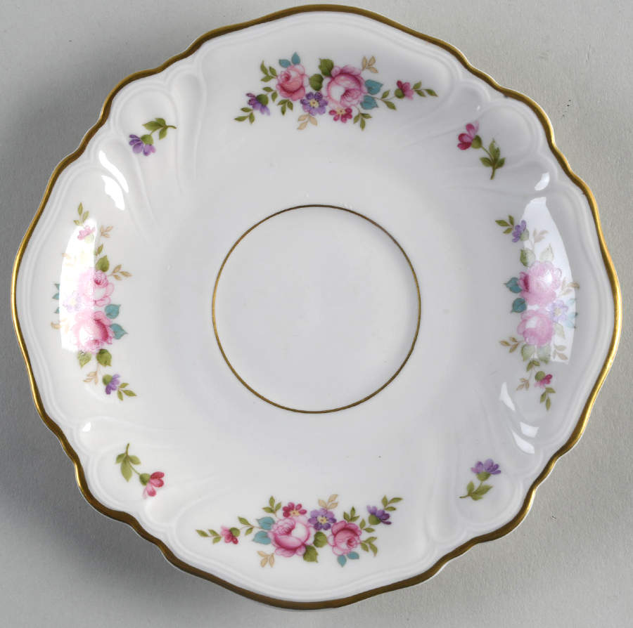 Rose Saucer for Flat Cup by Rosenthal - Continental-1