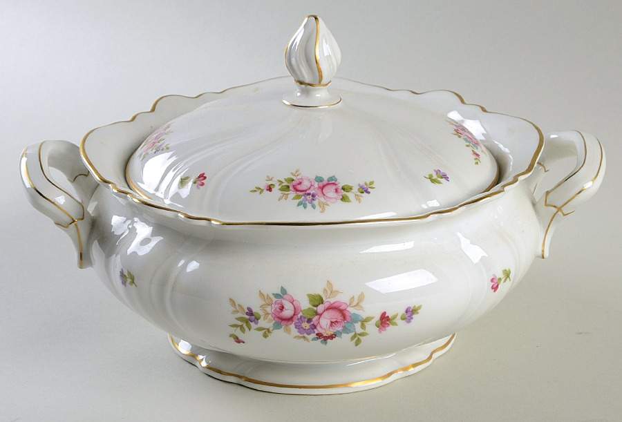 Rose Round Covered Vegetable by Rosenthal - Continental-1