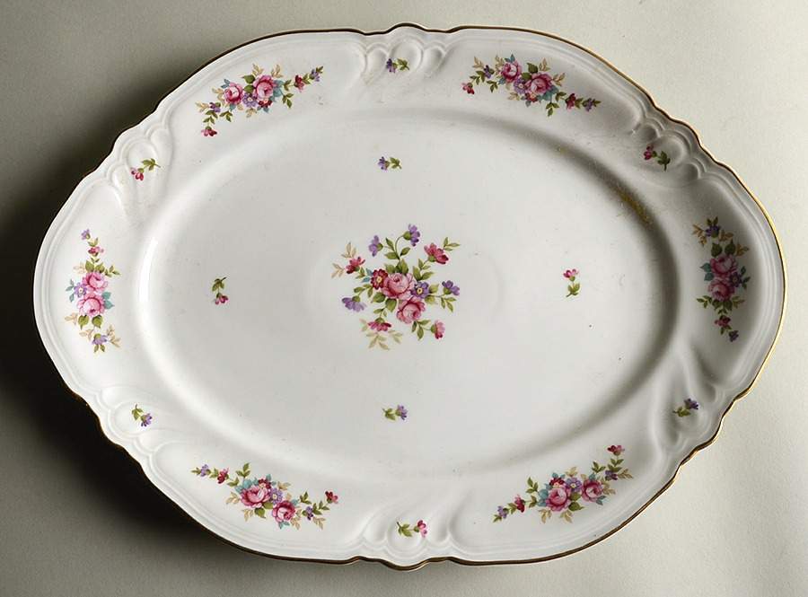 Rose 15" Oval Serving Platter by Rosenthal - Continental-1