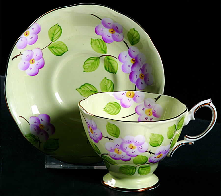 Evangeline Footed Cup & Saucer Set by Royal Albert-1