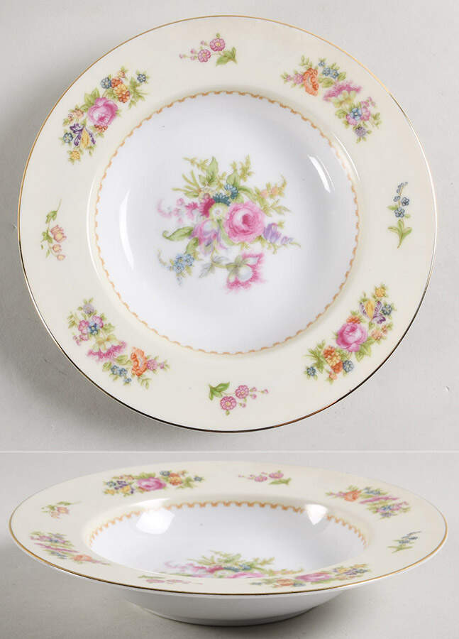 RO52 Rim Soup Bowl by Rose (Japan)-1