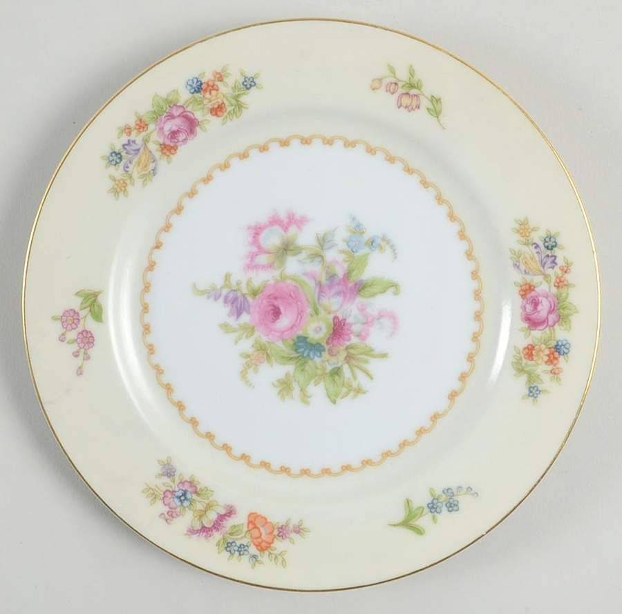 RO52 Bread & Butter Plate by Rose (Japan)-1