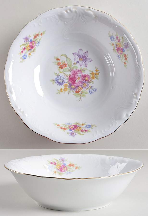 RKT1 8" Round Vegetable Bowl by Royal Kent (Poland)-1