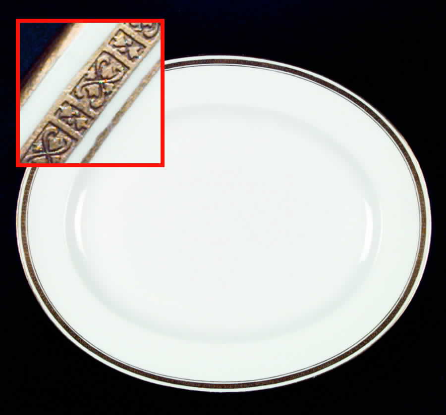 8289 14" Oval Serving Platter by Royal Crown Derby-1