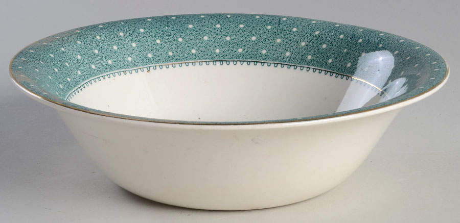 Conway Green 8" Round Vegetable Bowl by Ridgway (Ridgways)-1