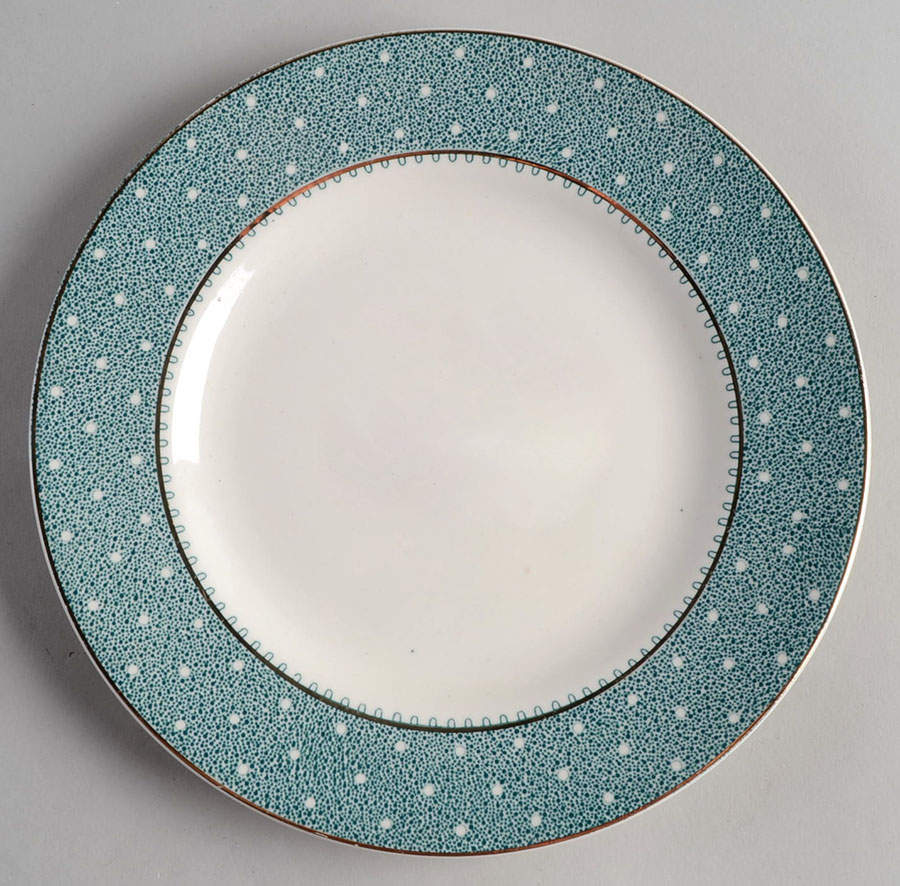 Conway Green Bread & Butter Plate by Ridgway (Ridgways)-1