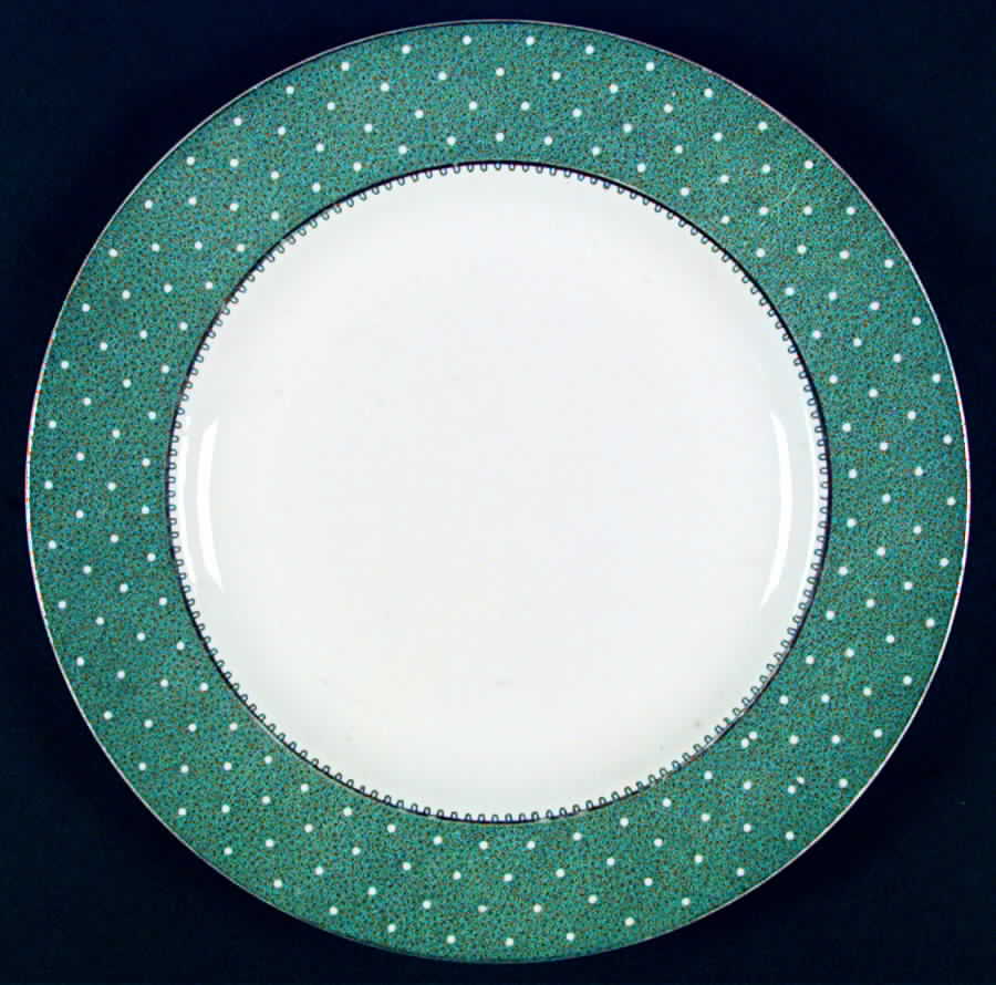 Conway Green Dinner Plate by Ridgway (Ridgways)-1