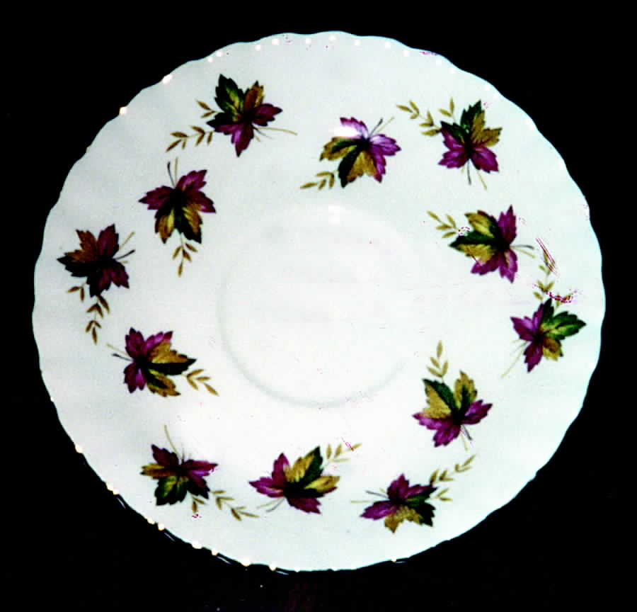 Canada (Canadian Emblems) Saucer by Royal Albert-1