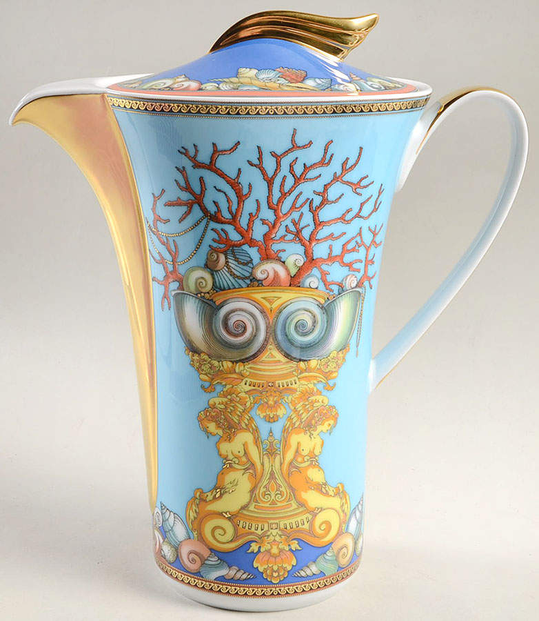 Les Tresors De La Mer Coffee Pot & Lid by Rosenthal - Continental-1